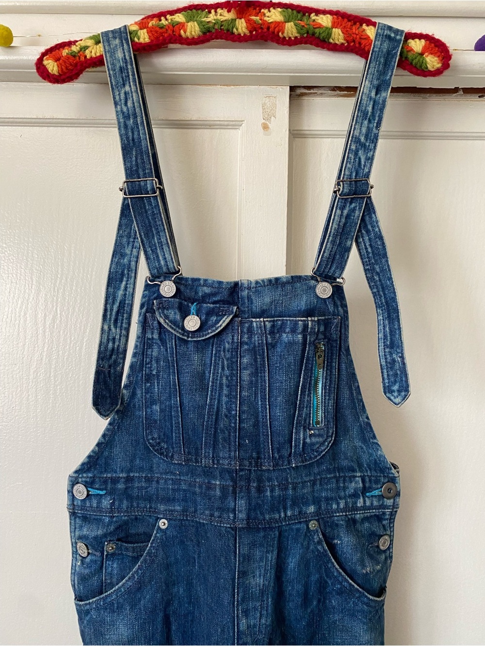Levi's Blue Denim Overalls